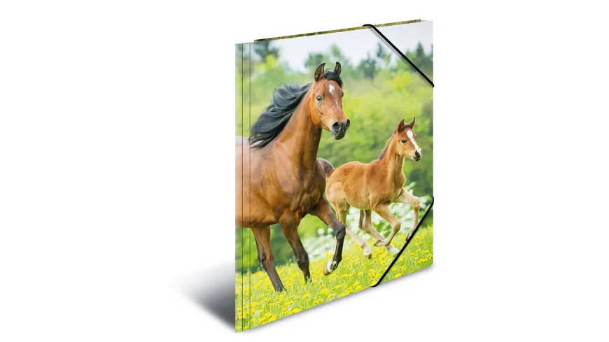 HERMA Kunststoff-Sammelmappe A3 verschiedene Tiermotive mehrfarbig