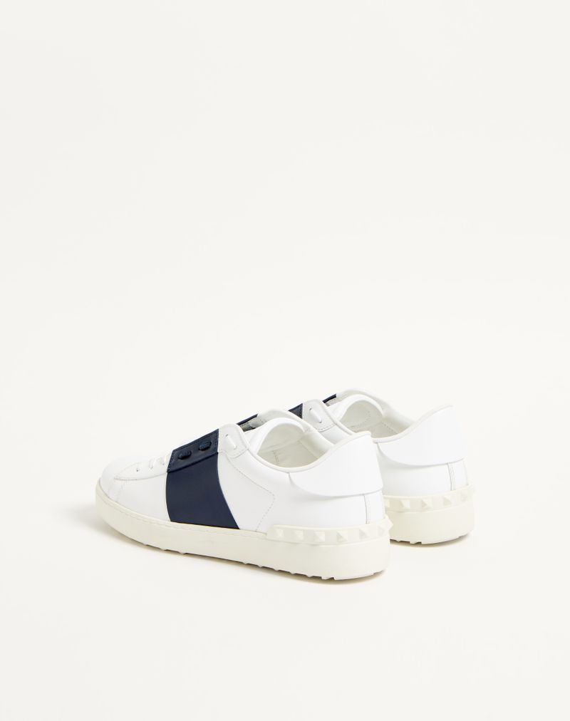 Baskets ouvertes en cuir de veau