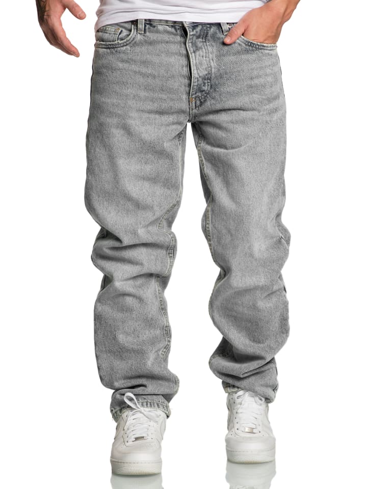 Amaci&Sons 90s Baggy Jeans BOX HILL in Grau günstig kaufen