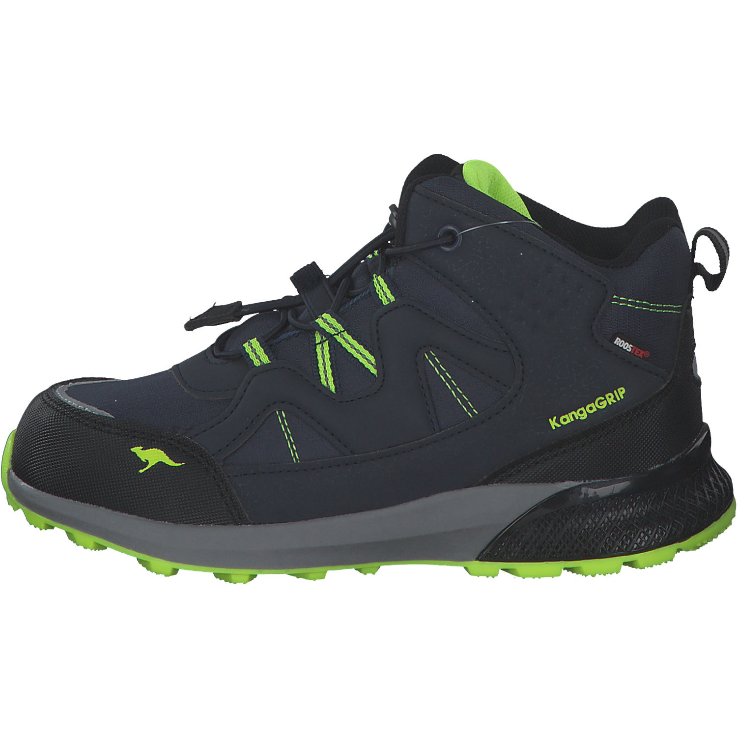KangaROOS 18801, Stiefel (Kinder), Kinder, Dunkelblau/Lime