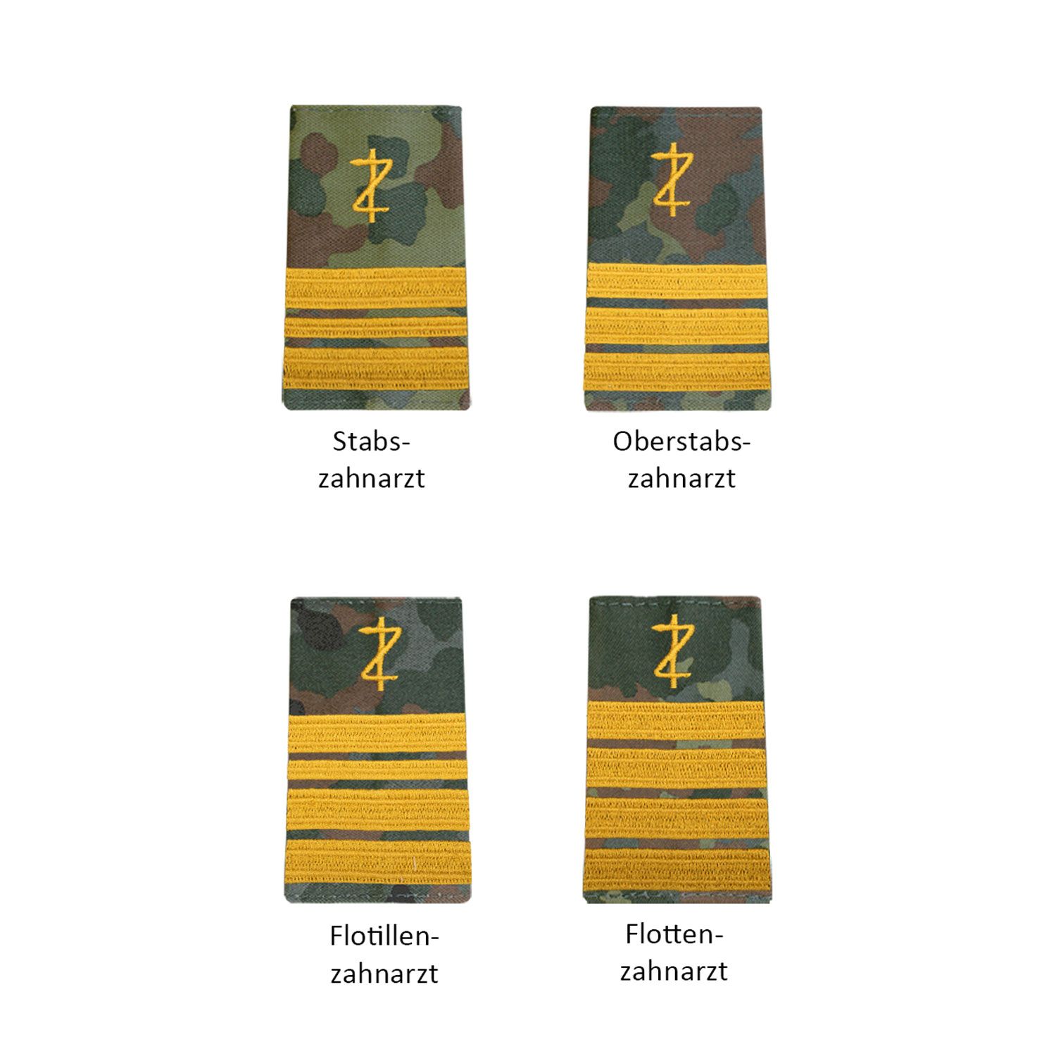 Bundeswehr Rangabzeichen Marine Zahnärzte