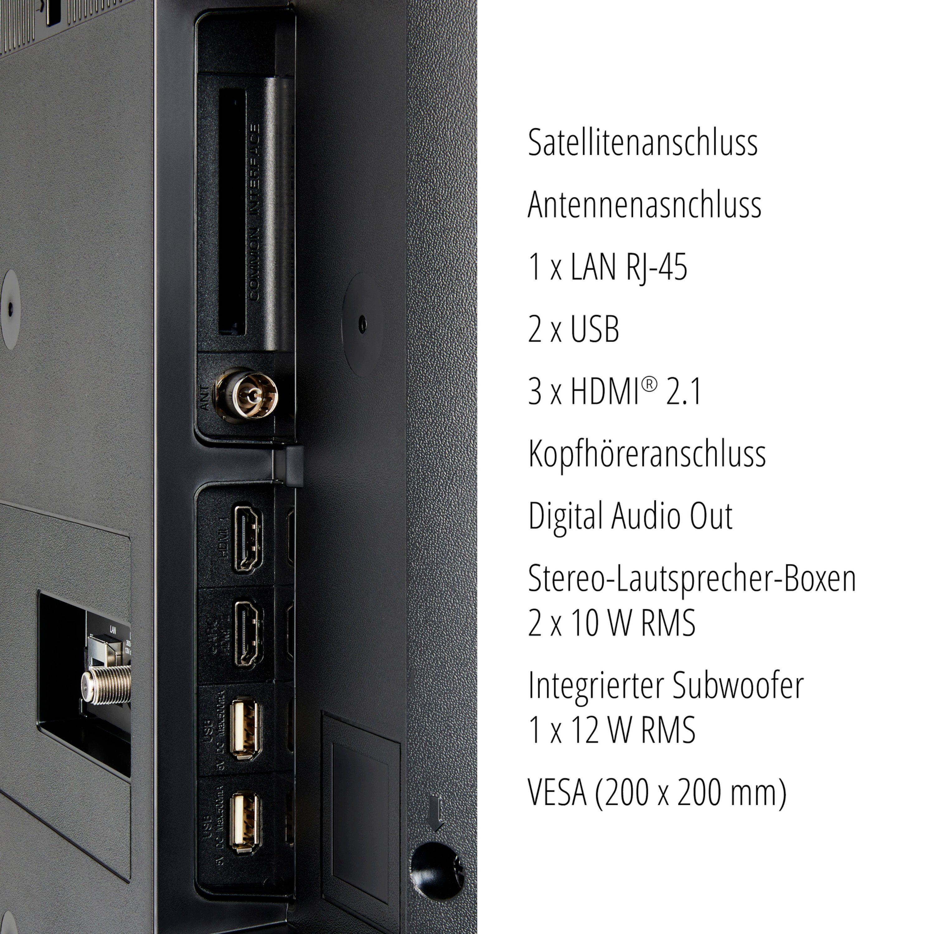 Medion® MD30060 LCD-LED Fernseher (125.7 cm/49.5 Zoll, 4K Ultra HD, Android TV, 60Hz, MD30060)