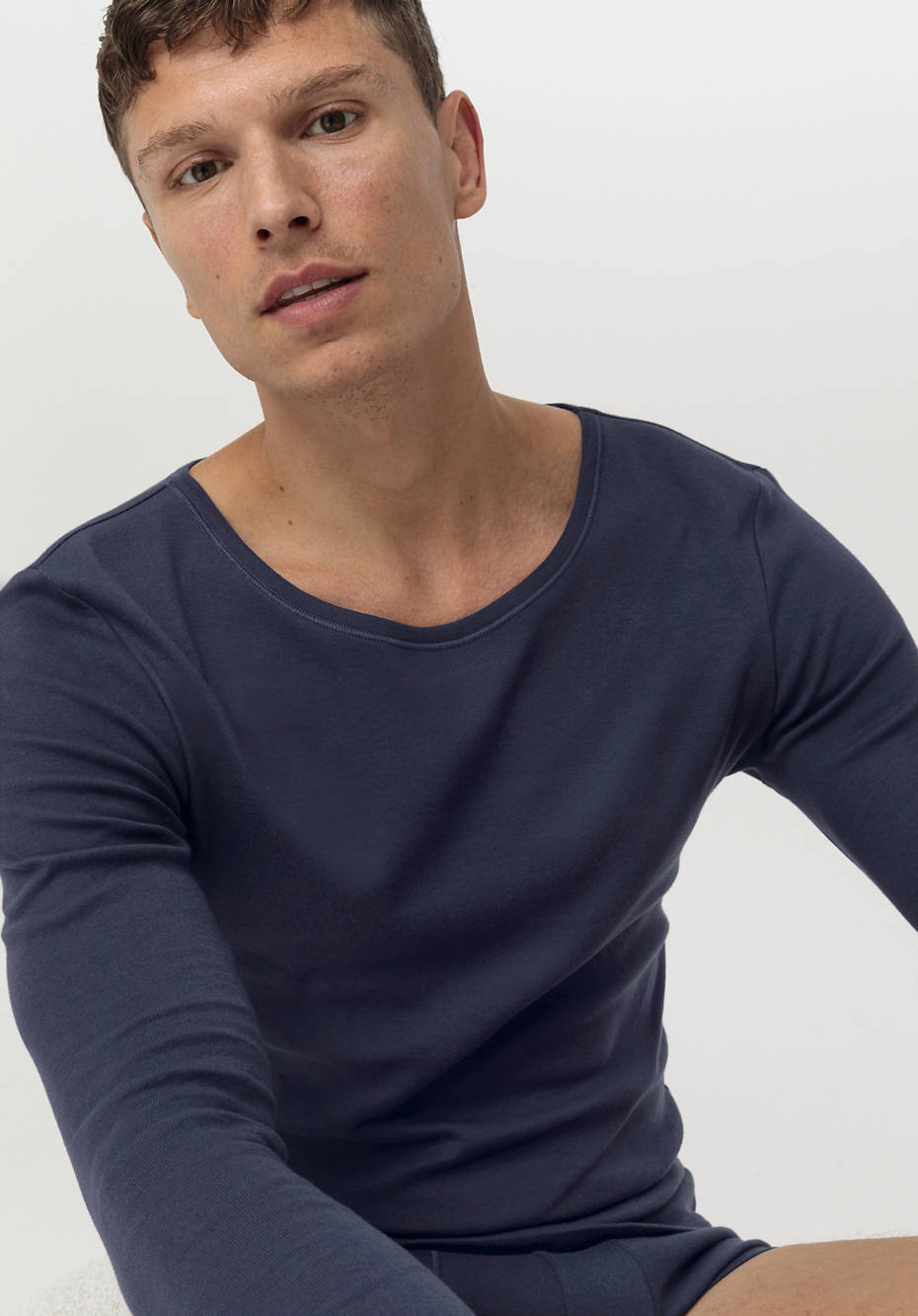 Langarm-Shirt aus reiner Bio-Baumwolle, 2er-Pack