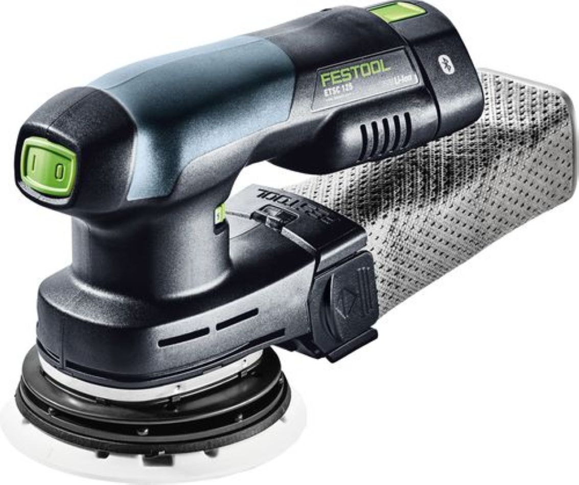 Szlifierka oscylacyjna akumulatorowa Festool 578854 ETSC 125 3.0 I-Plus, 1 akumulator 18 V 3,0 Ah i szybka ładowarka w walizce