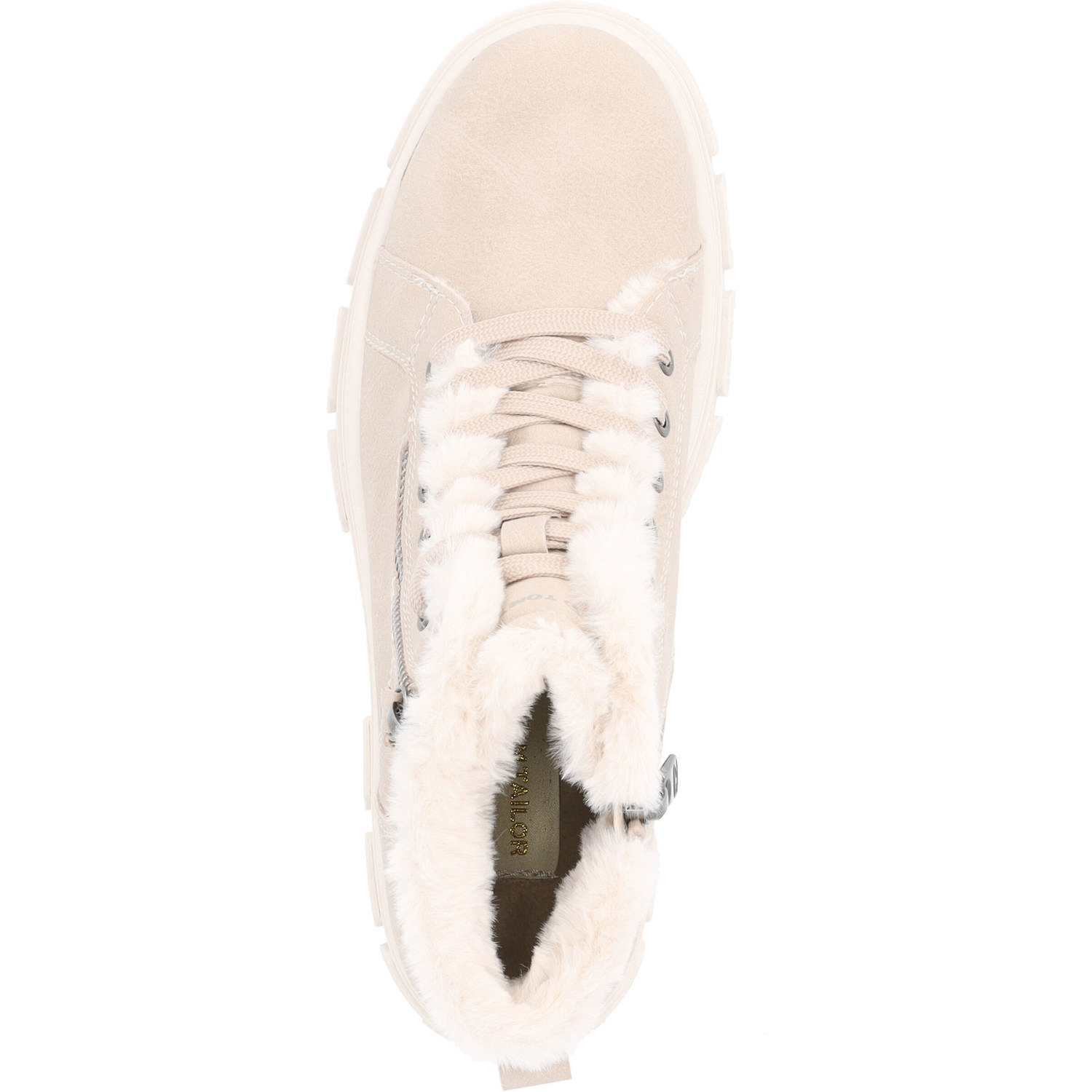 Tom Tailor 6390890, Schnürstiefel, Damen, beige