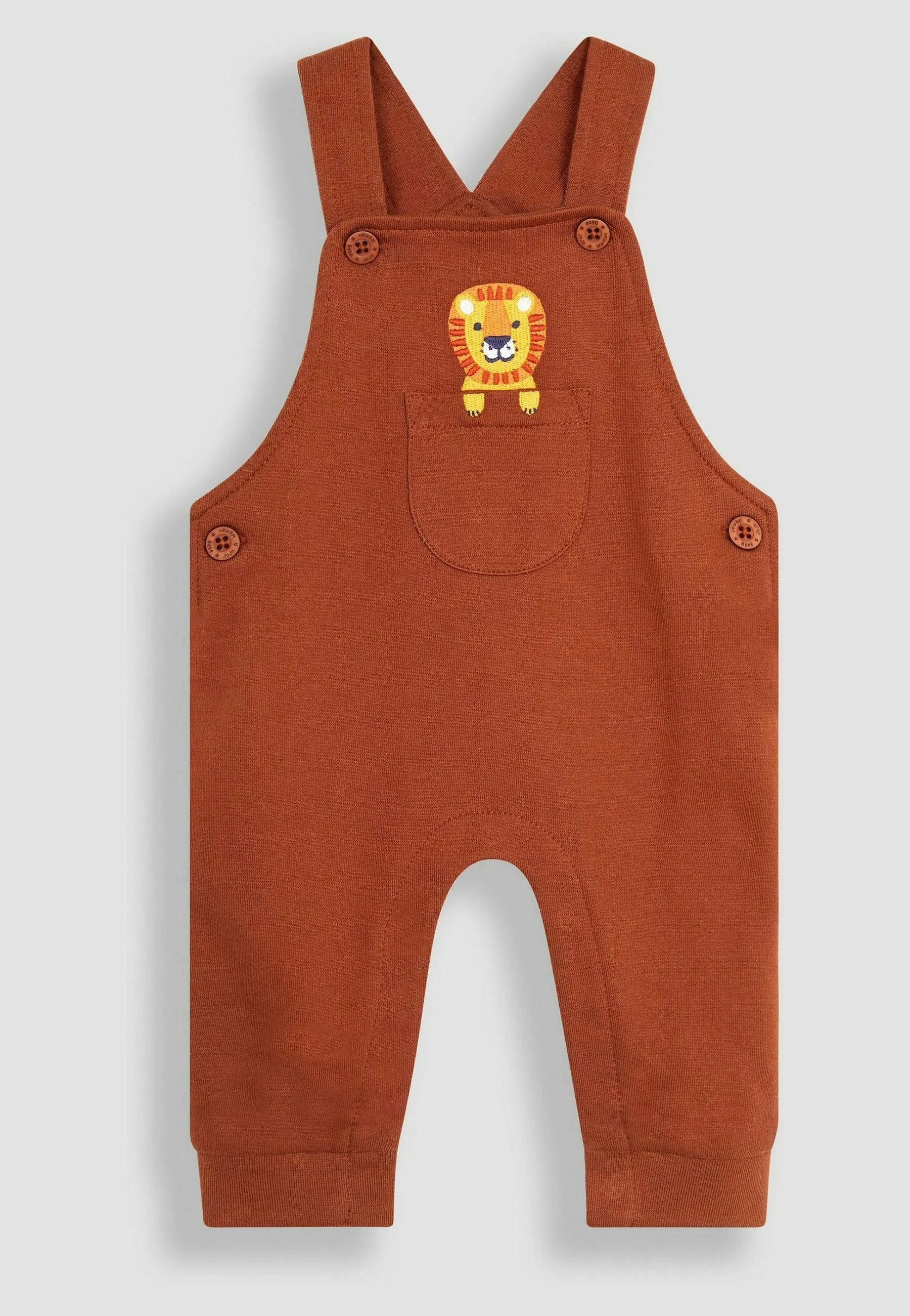 JoJo Maman Bébé CONJUNTO DE APLICACIONES DE LEÓN DE 2 PIEZAS - AJUSTE REGULAR - Peto
