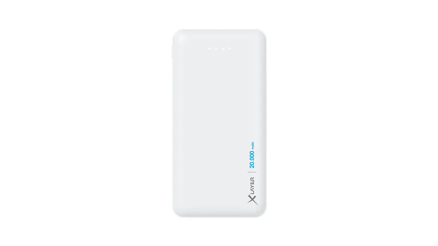 Xlayer Zusatzakku Powerbank Micro White 20.000mAh