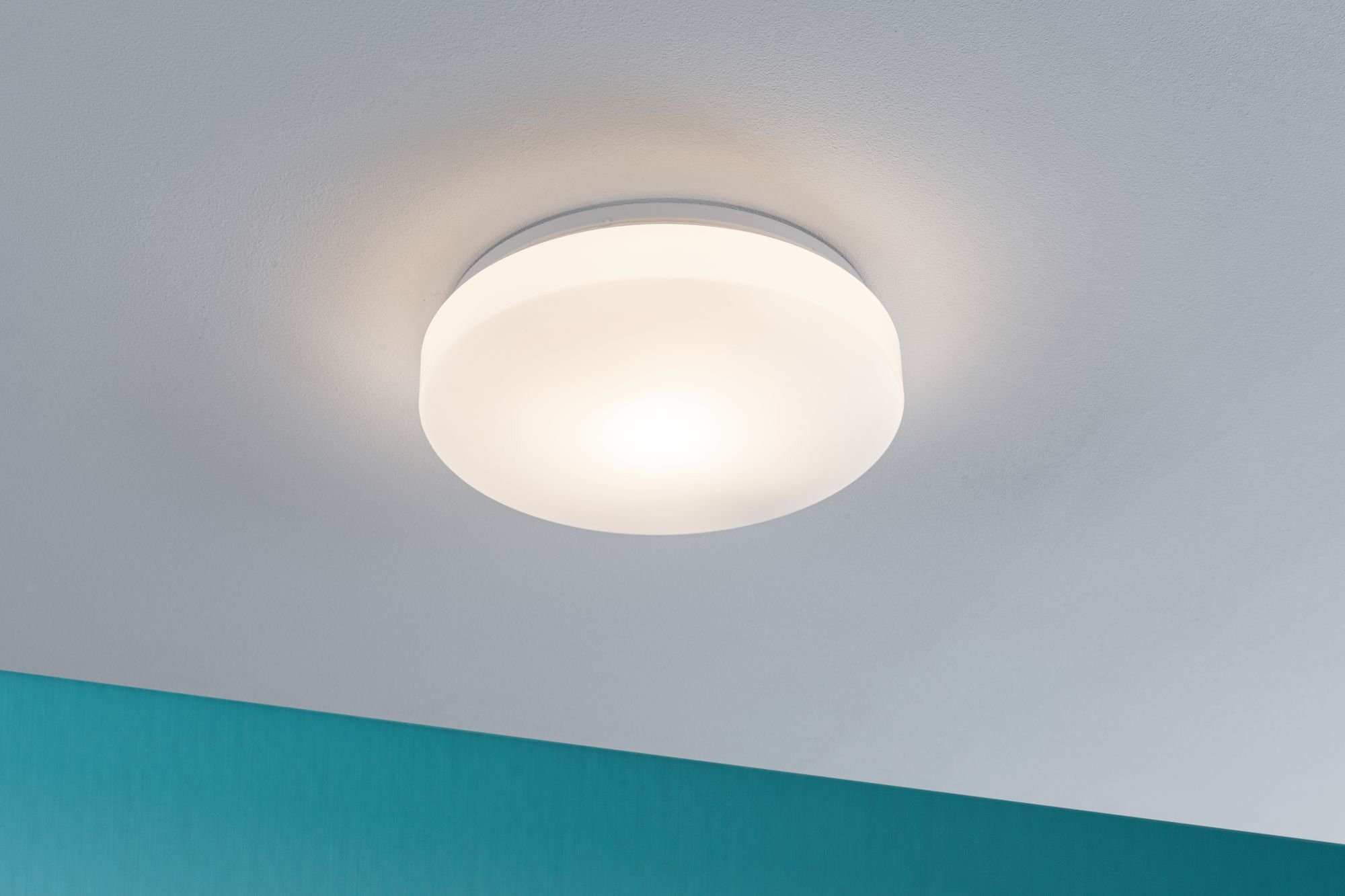 Paulmann Deckenleuchte HomeSpa Badezimmerleuchte Axin IP44 230V Weiß, ohne Leuchtmittel, E27, Badezimmerleuchte