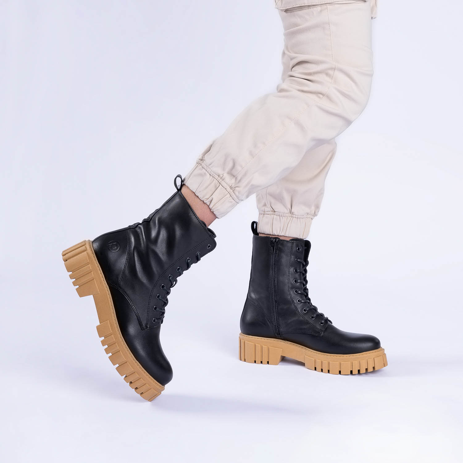 Palado Naxos, Schnürstiefel, Damen, Schwarz