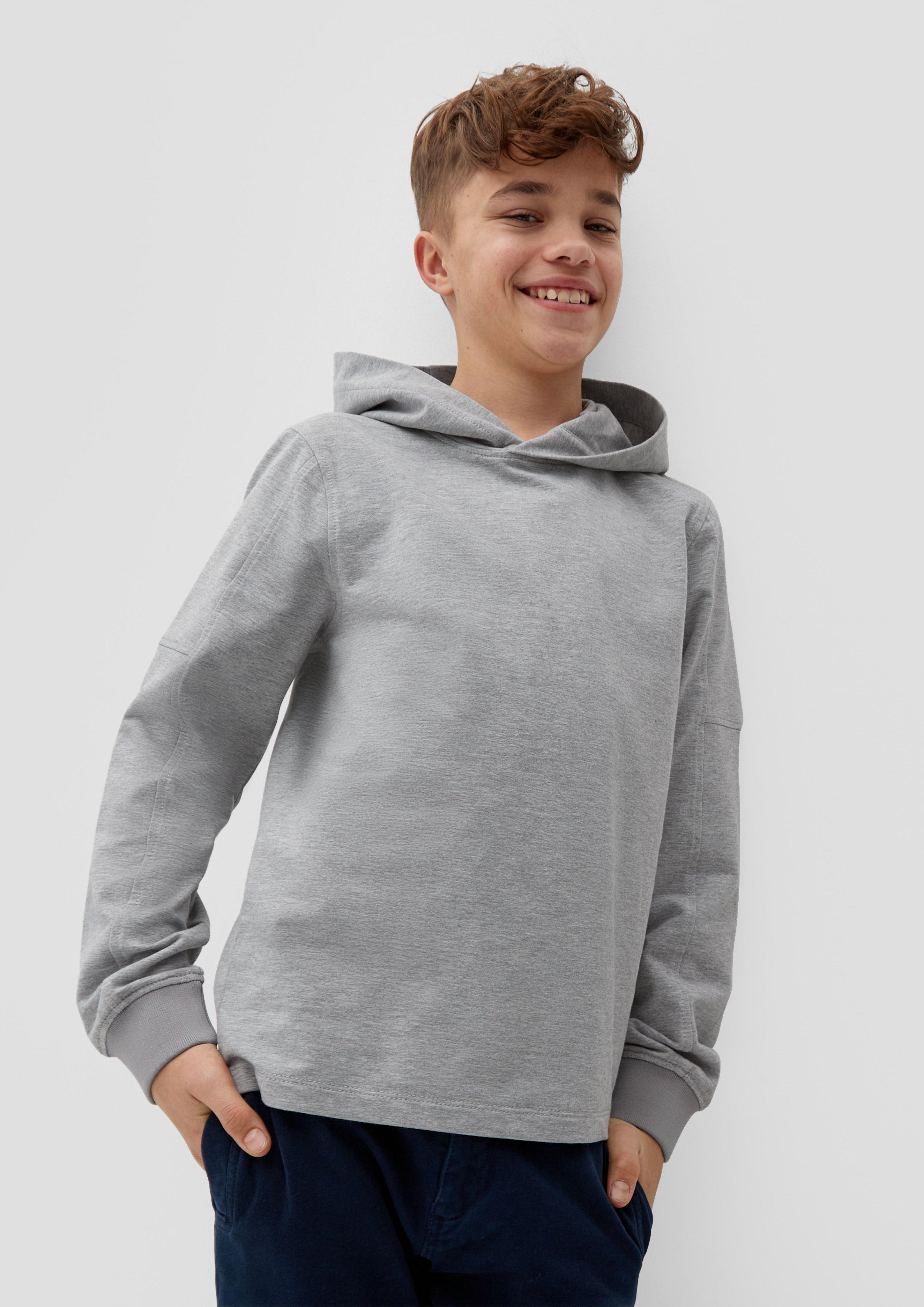 Kapuzensweatshirt mit Teilungsnähten  2134026-9400