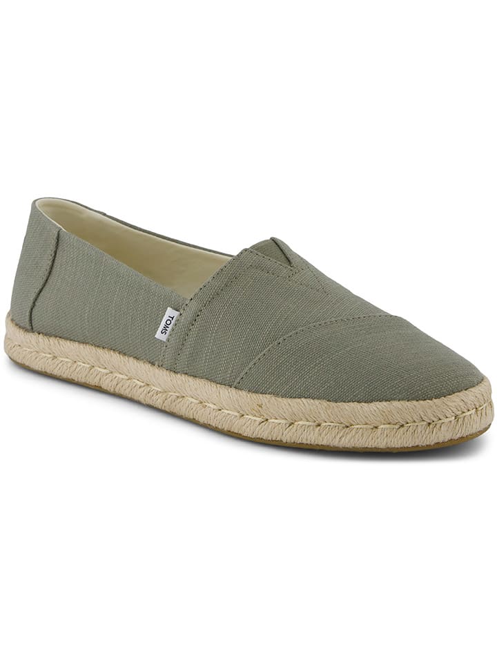 TOMS Espadrilles in Khaki günstig kaufen