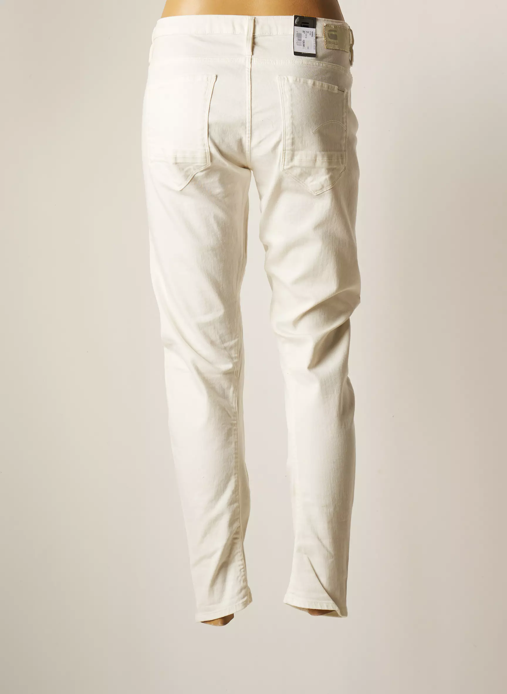 G Star Pantalons Slim Femme couleur blanc