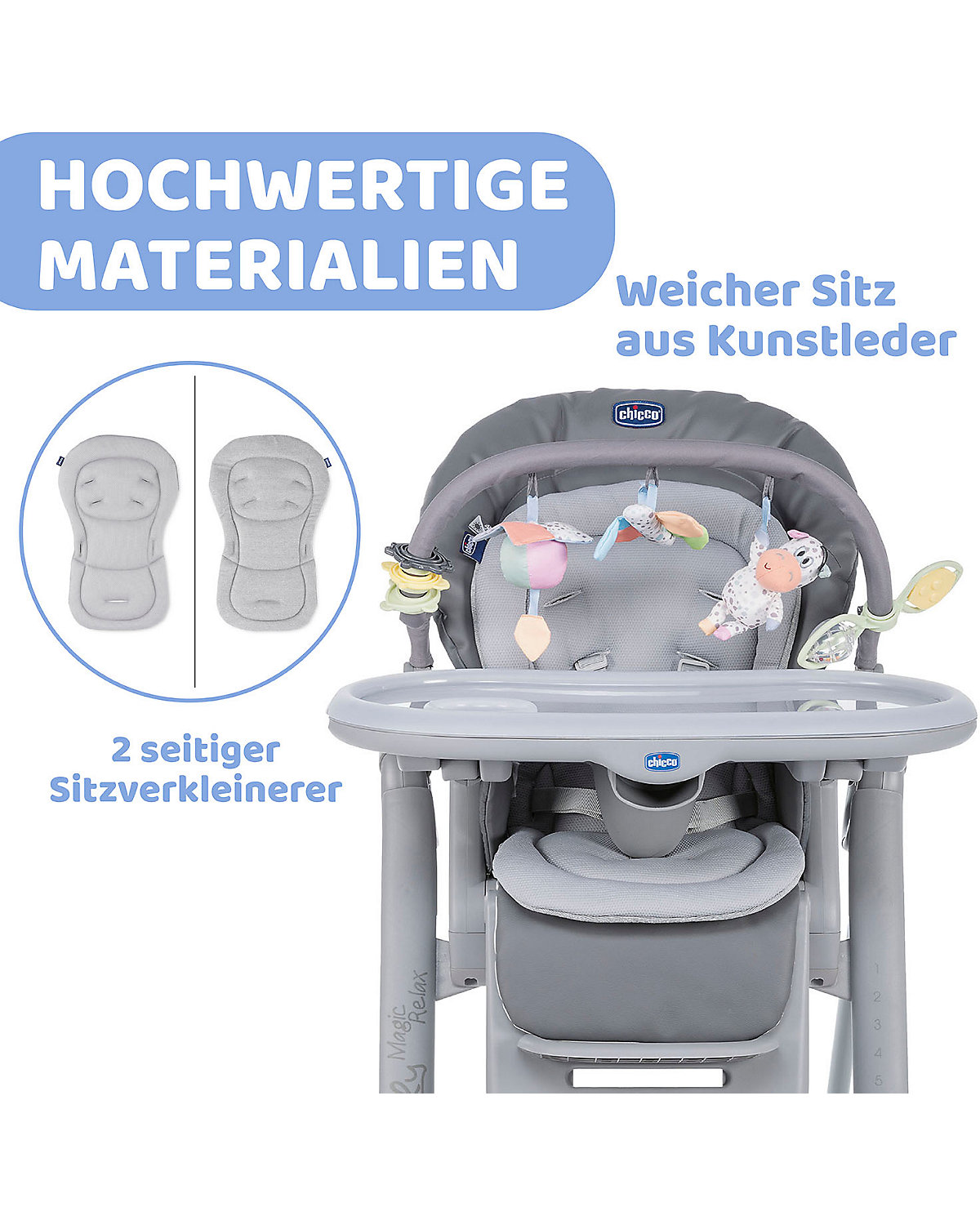 Hochstuhl Polly Magic Relax, Graphite