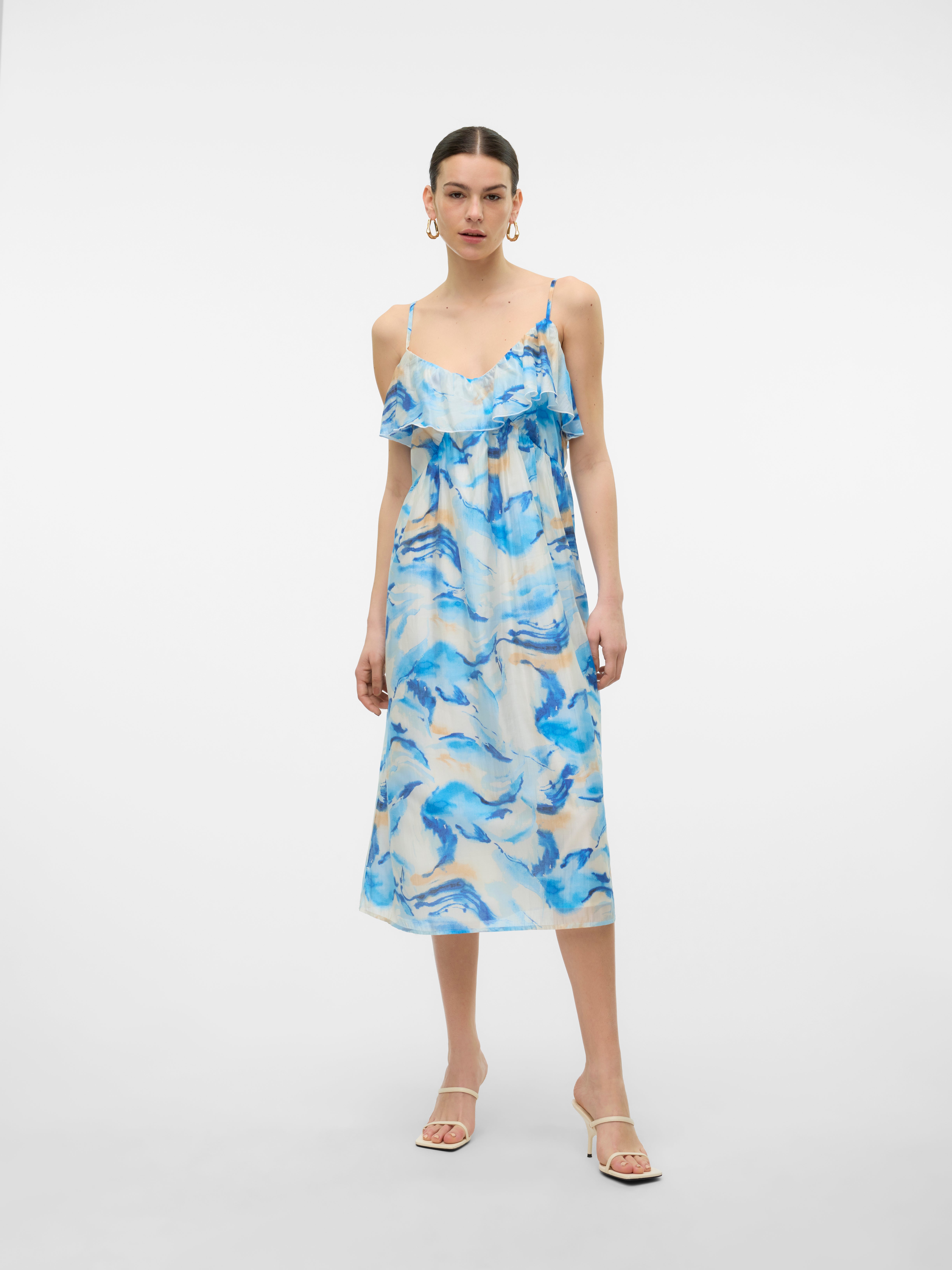 VMOSANA Langes Kleid