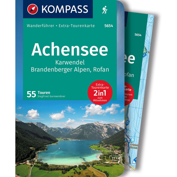 KOMPASS WANDERFÜHRER 5654 ACHENSEE, KARWENDEL, BRANDENBERGER