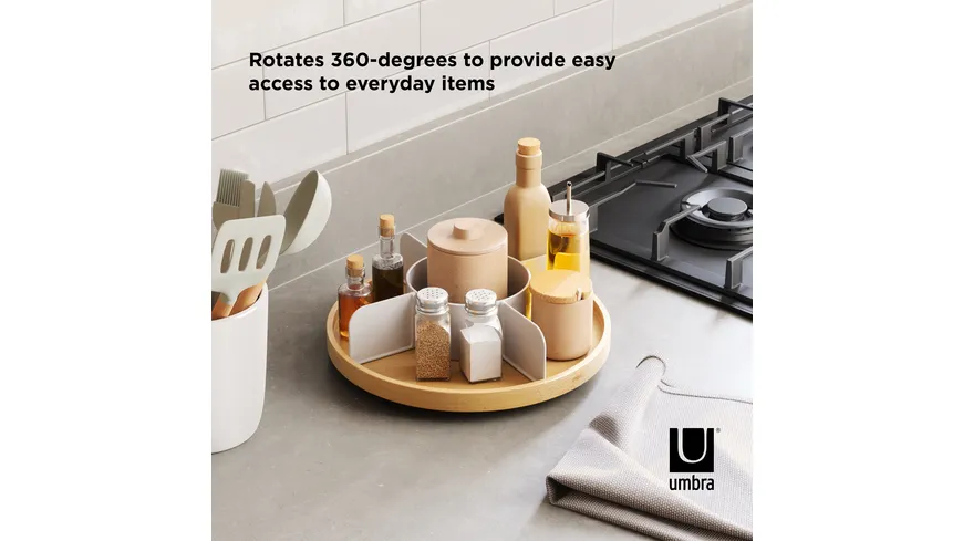 umbra Bellwood Lazy Susan drehbarer Organizer