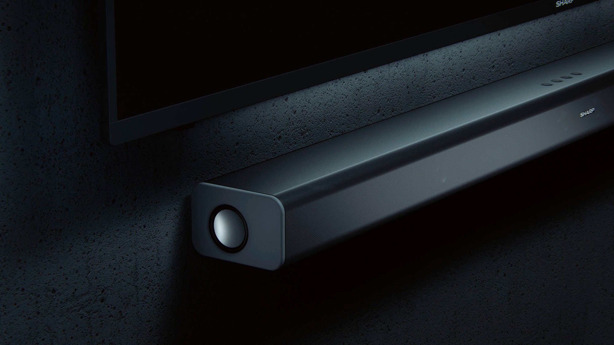 Sharp HT-SBW800 5.1.2 Soundbar (Bluetooth, 760 W, mit Dolby Atmos und Drahtlos-Subwoofer)