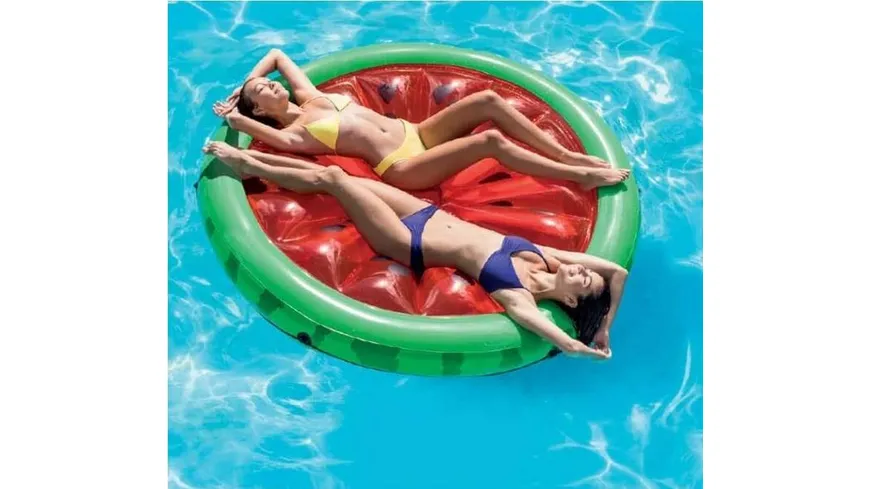 Intex - Badeinsel Wassermelone, 183 x 23 cm