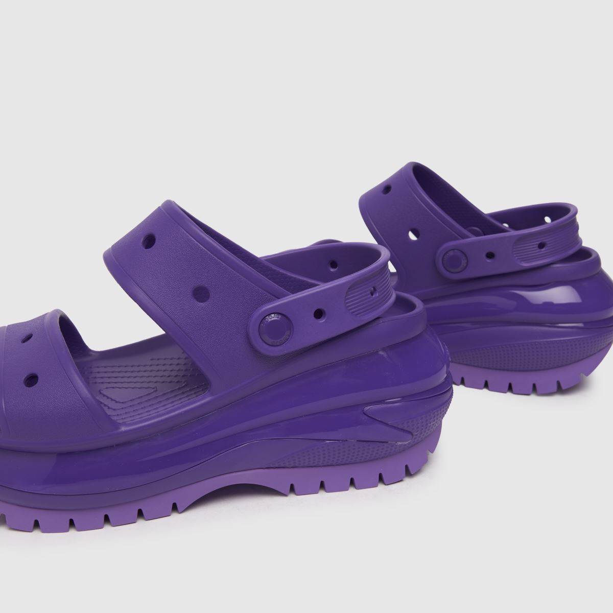 Crocs Mega Crush szandál lila színben