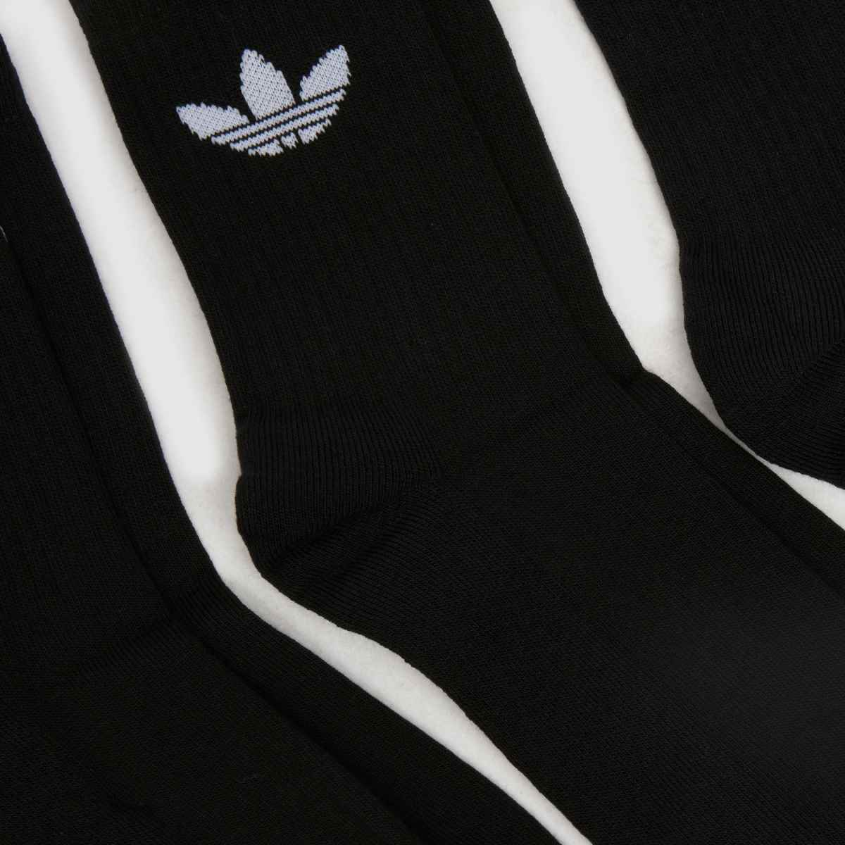 adidas fekete-fehér gyerek eredeti crew zokni 3 db-os csomag