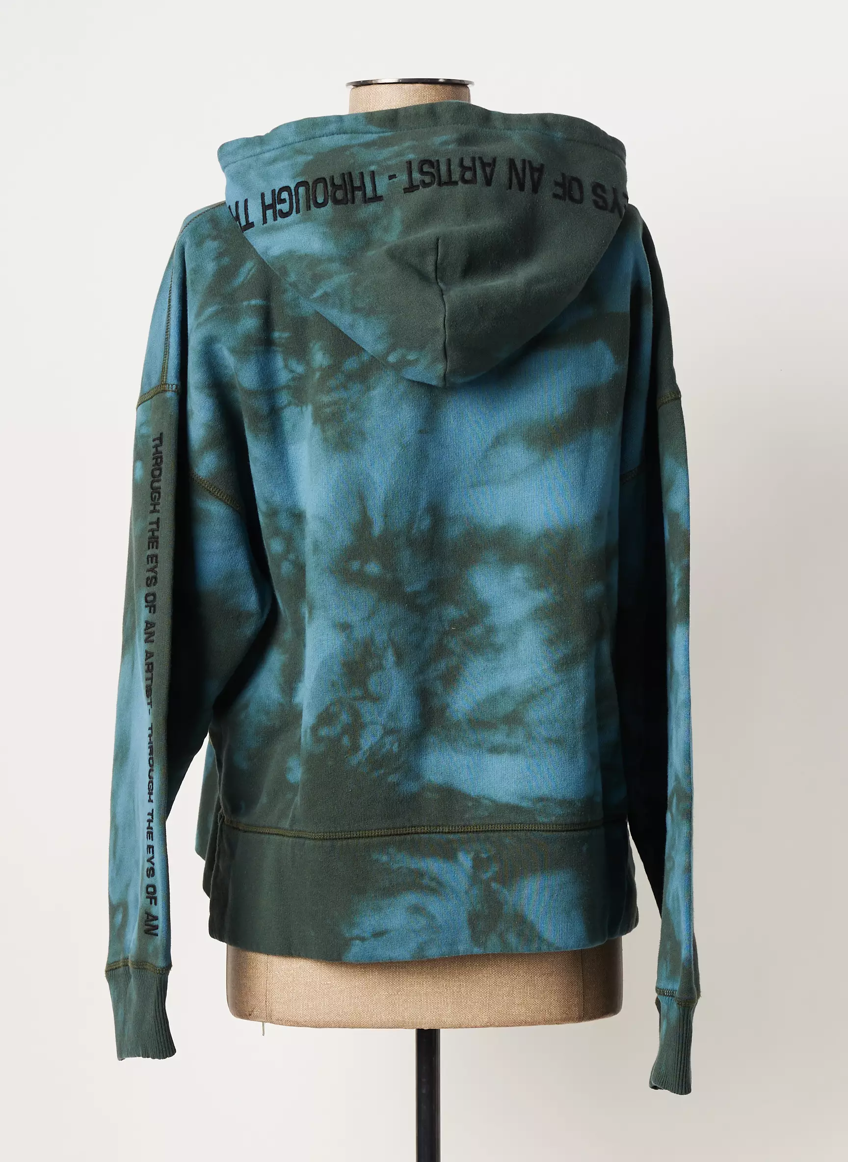 Nu Sweat Capuche Femme couleur bleu