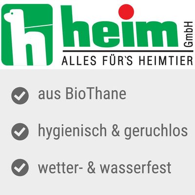 Heim Halsband BioThane, bordeaux