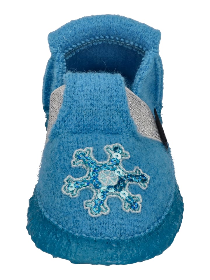 NANGA Hausschuhe SNOWFLAKE in türkis günstig kaufen