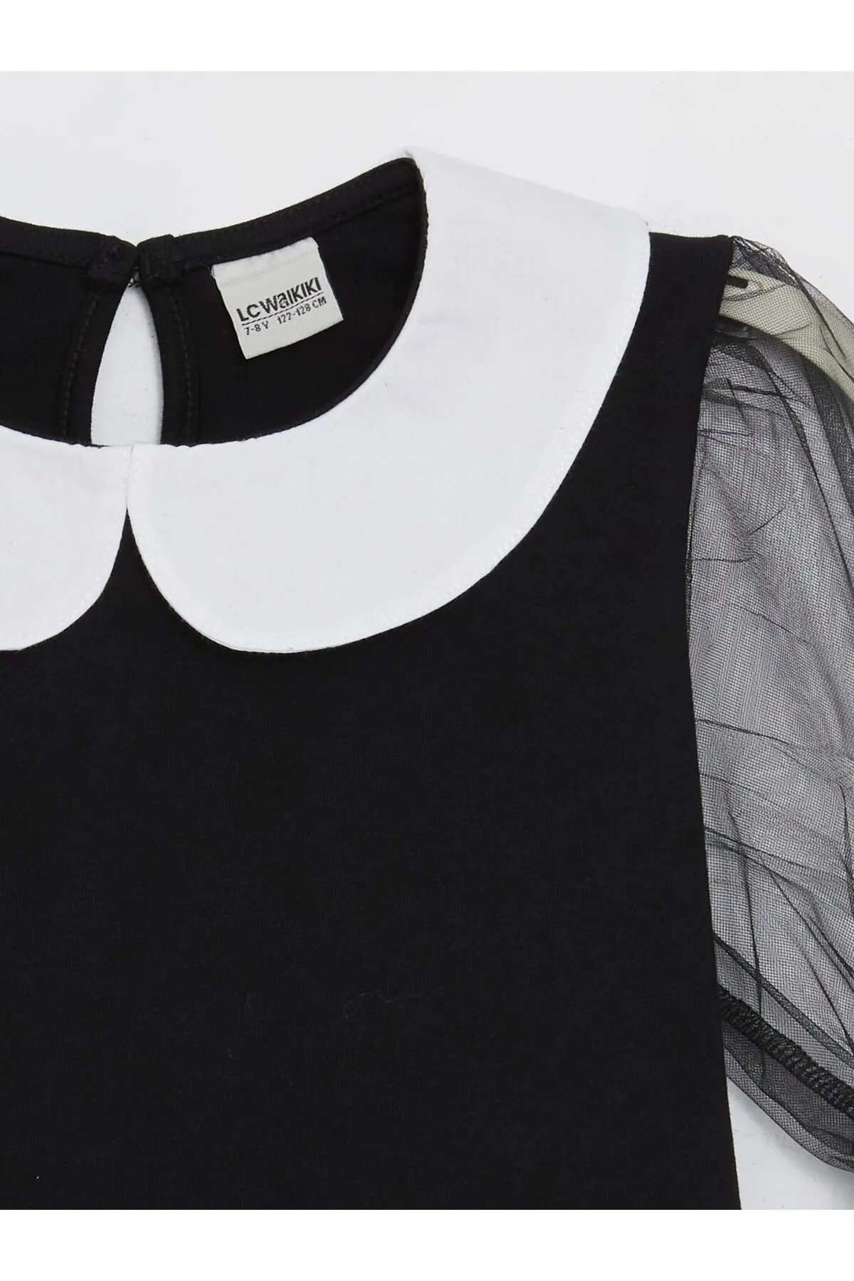 LC Waikiki  Kurzarm-T-Shirt für Mädchen mit Babykragen
