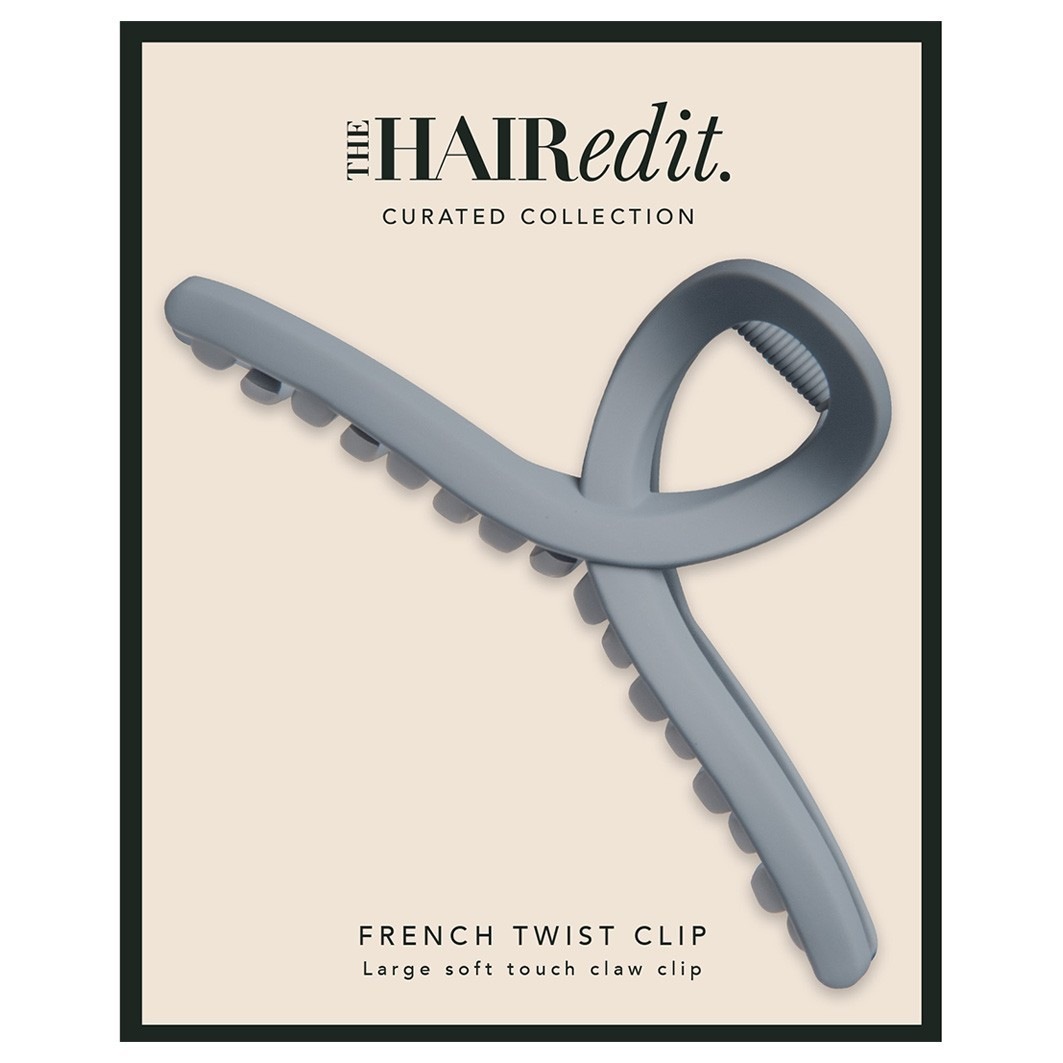 Slate French Twist Claw Clip