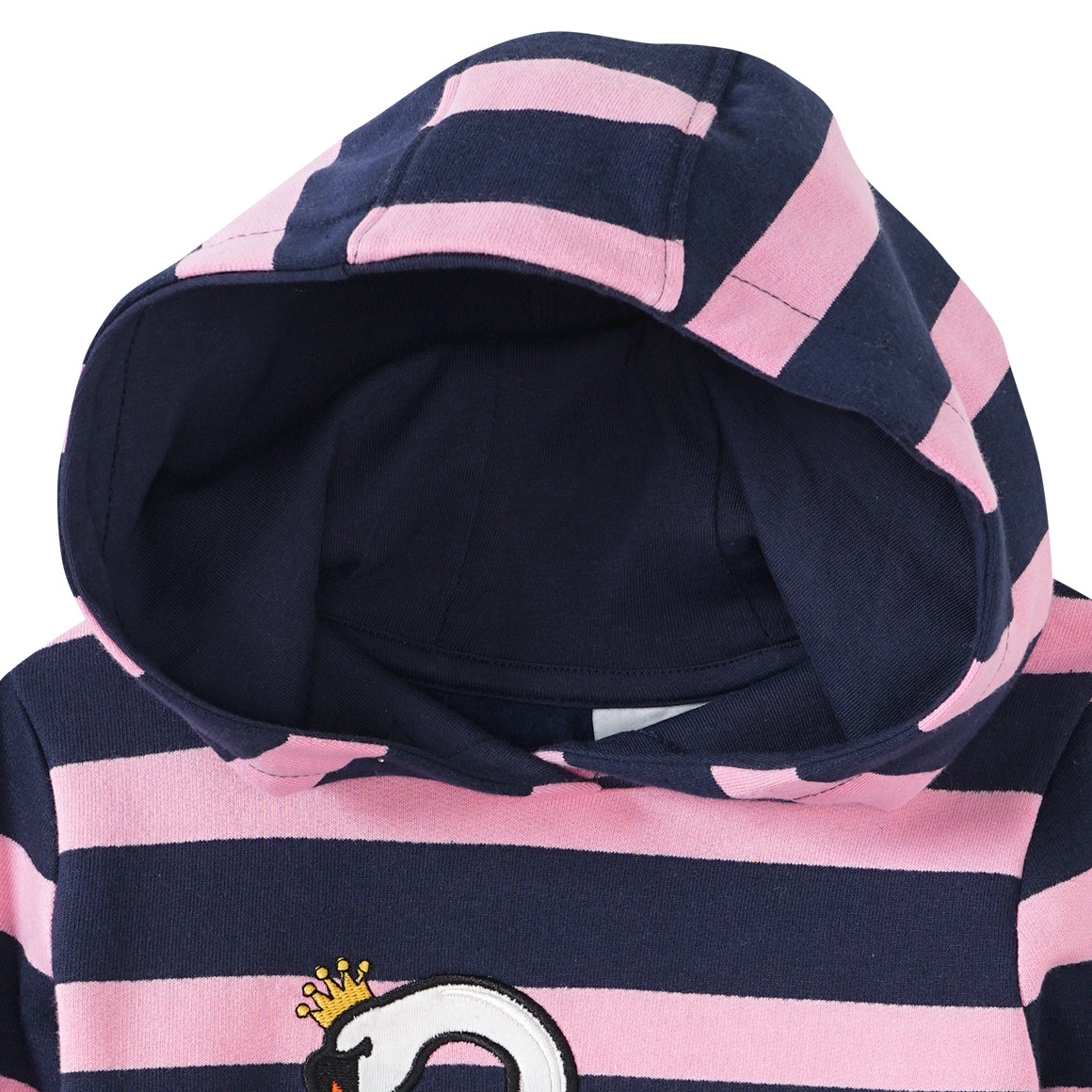 Mädchen Hoodie mit Schwan-Applikation