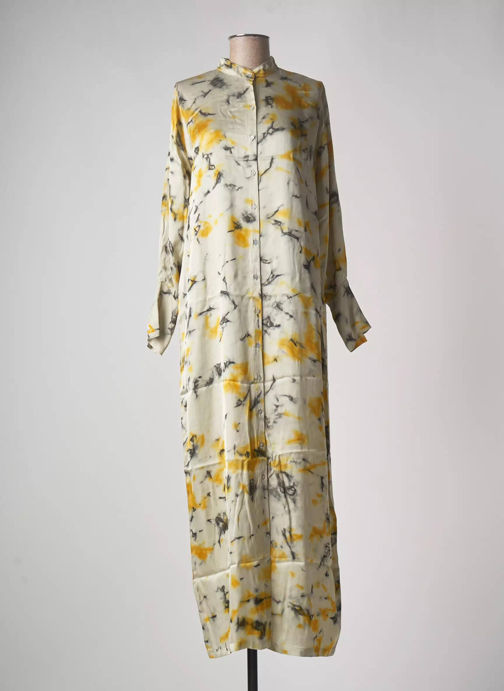 Rabens Saloner Robes Longues Femme couleur jaune