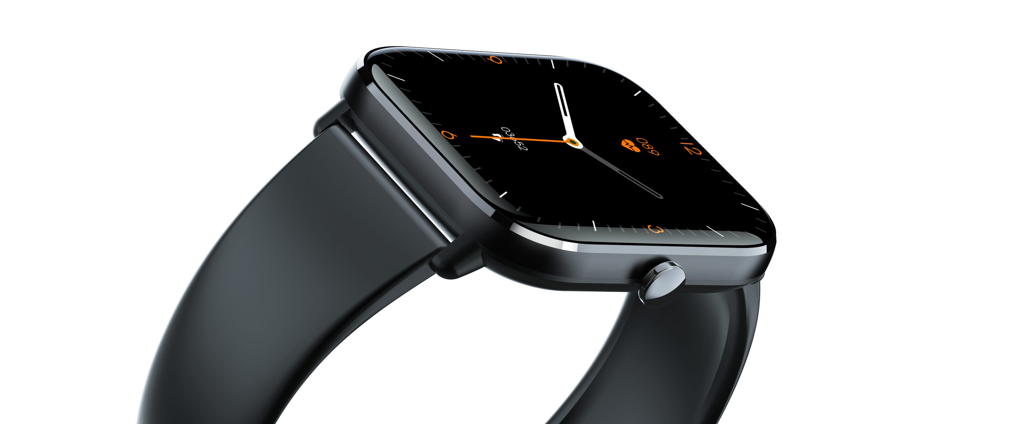 Levowatch L11 Smartwatch (4,3 cm/1,7 Zoll), Wechselband, Thermometer, Alu-Umrandung, 24 Sportmodi (2x Armbänder), Herren