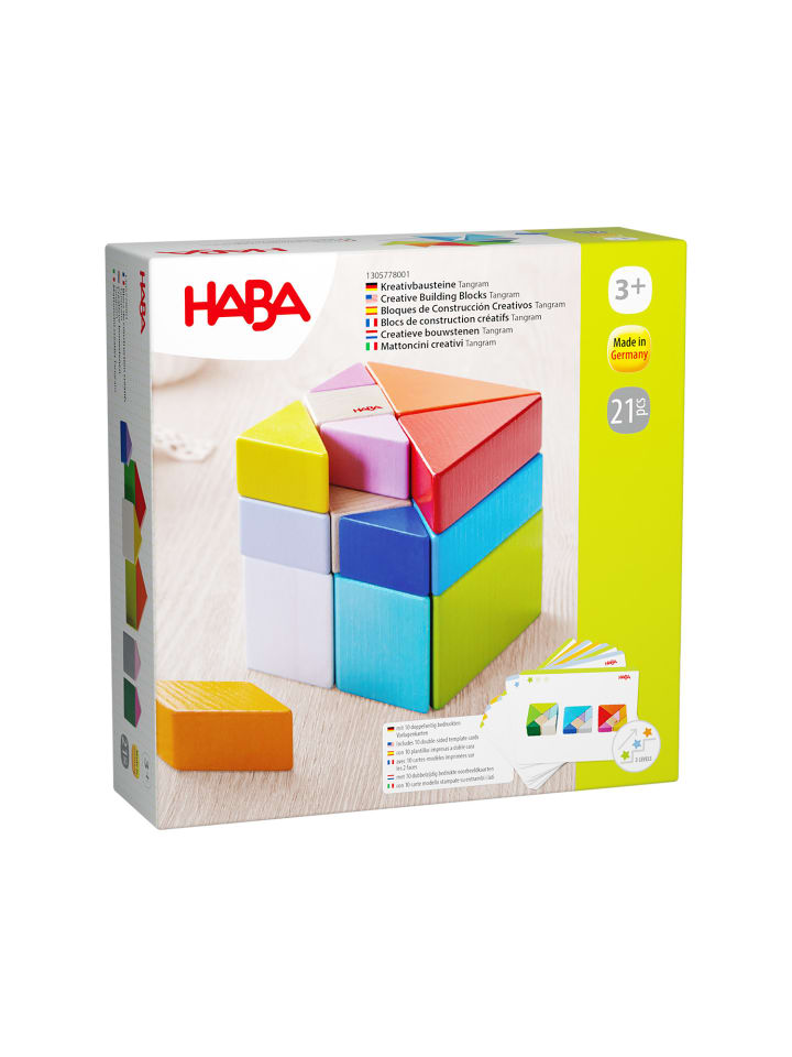 Haba Spielbausteine Kreativbausteine Tangram in mehrfarbig günstig kaufen onesize