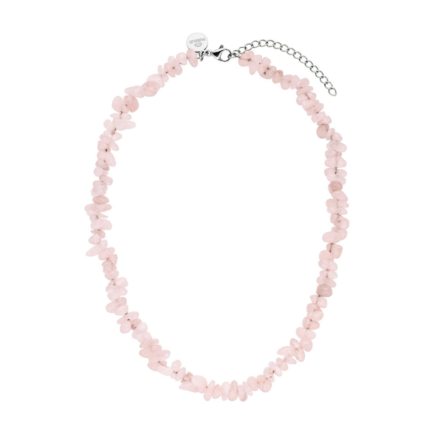 Kette Rose Quartz aus natürlichem Rosenquarz