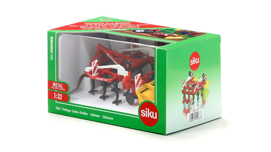 SIKU 2067 Farmer - Pöttinger Grubber Synkro