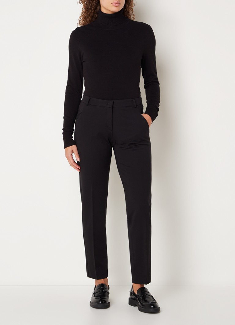 Pantaloni chino corti BRAX, marroni, vita media, taglio classico, con tasche laterali