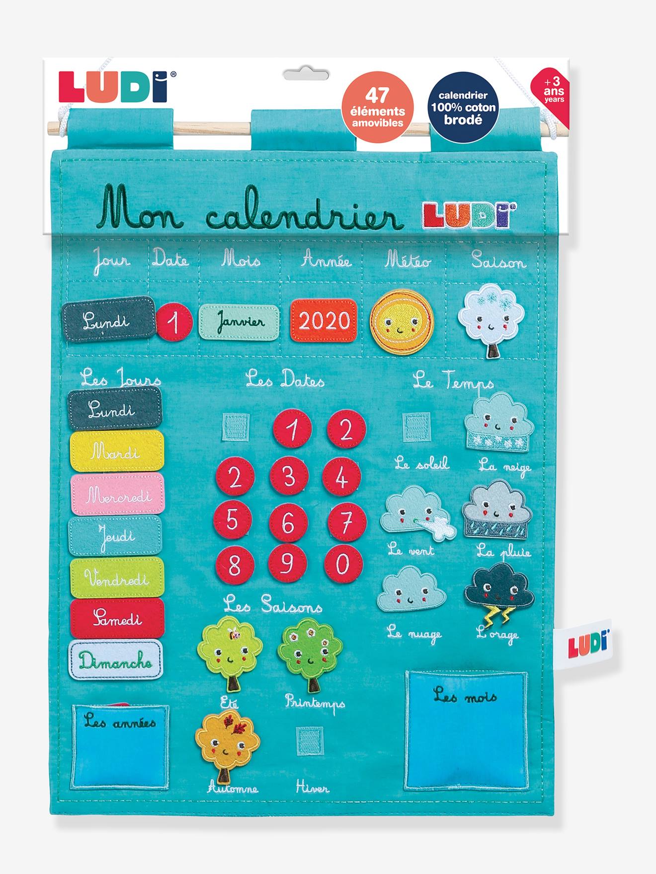 Ludi Kinder Lernkalender LUDI - blau