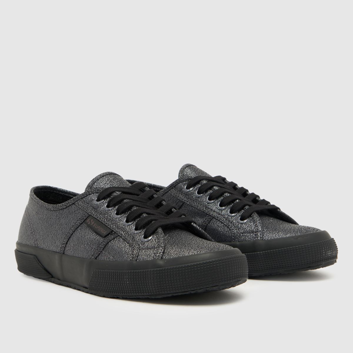 Superga 2750 Lame sneakers i svart och grått