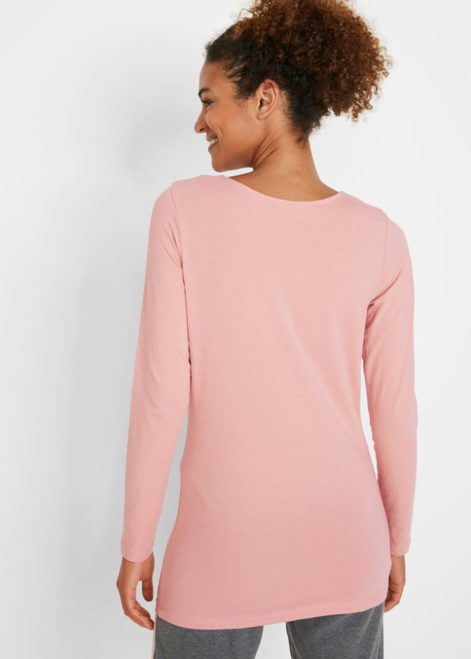 Longshirt mit Bio-Baumwolle (2er Pack)