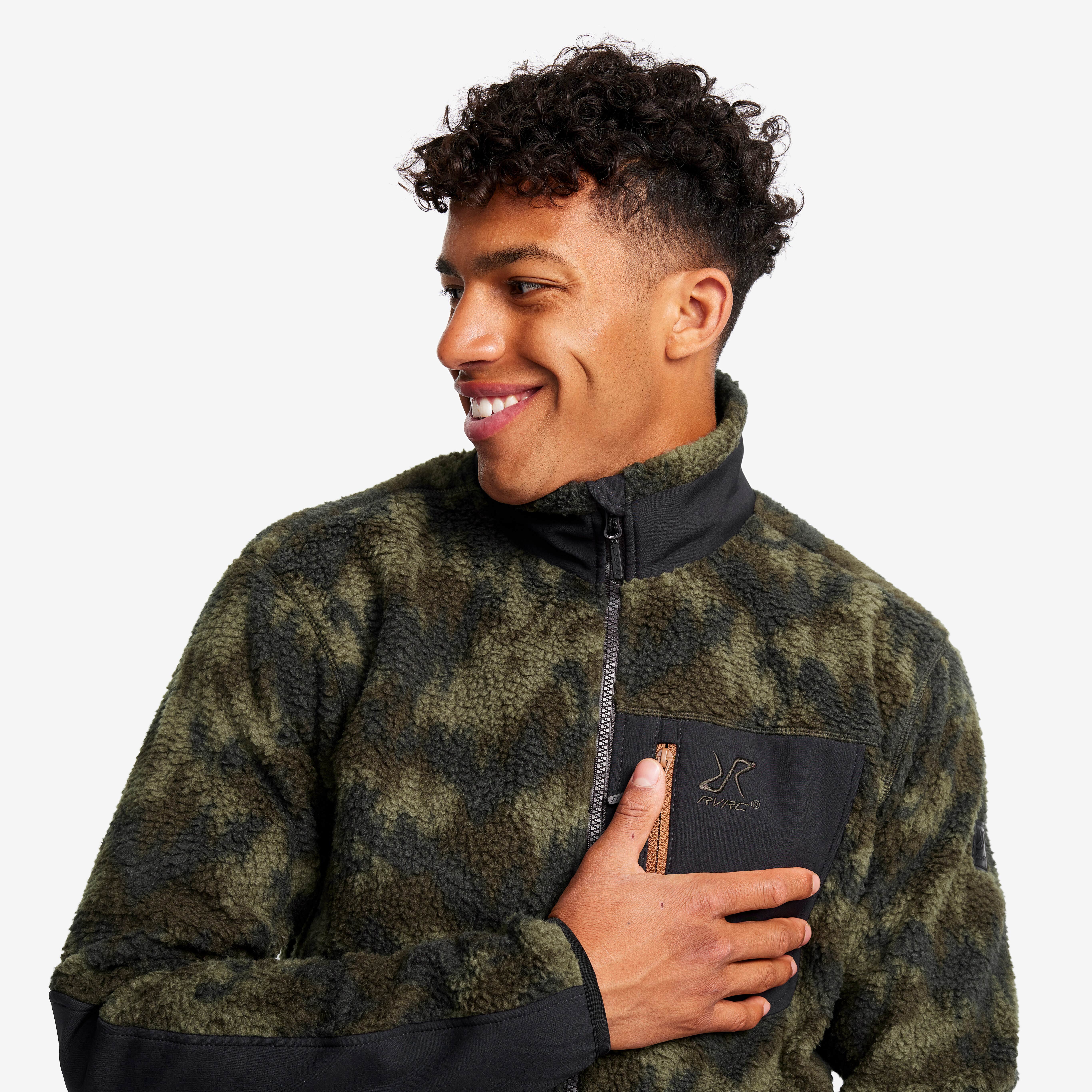 High Pile Fleece Homme Grape Leaf