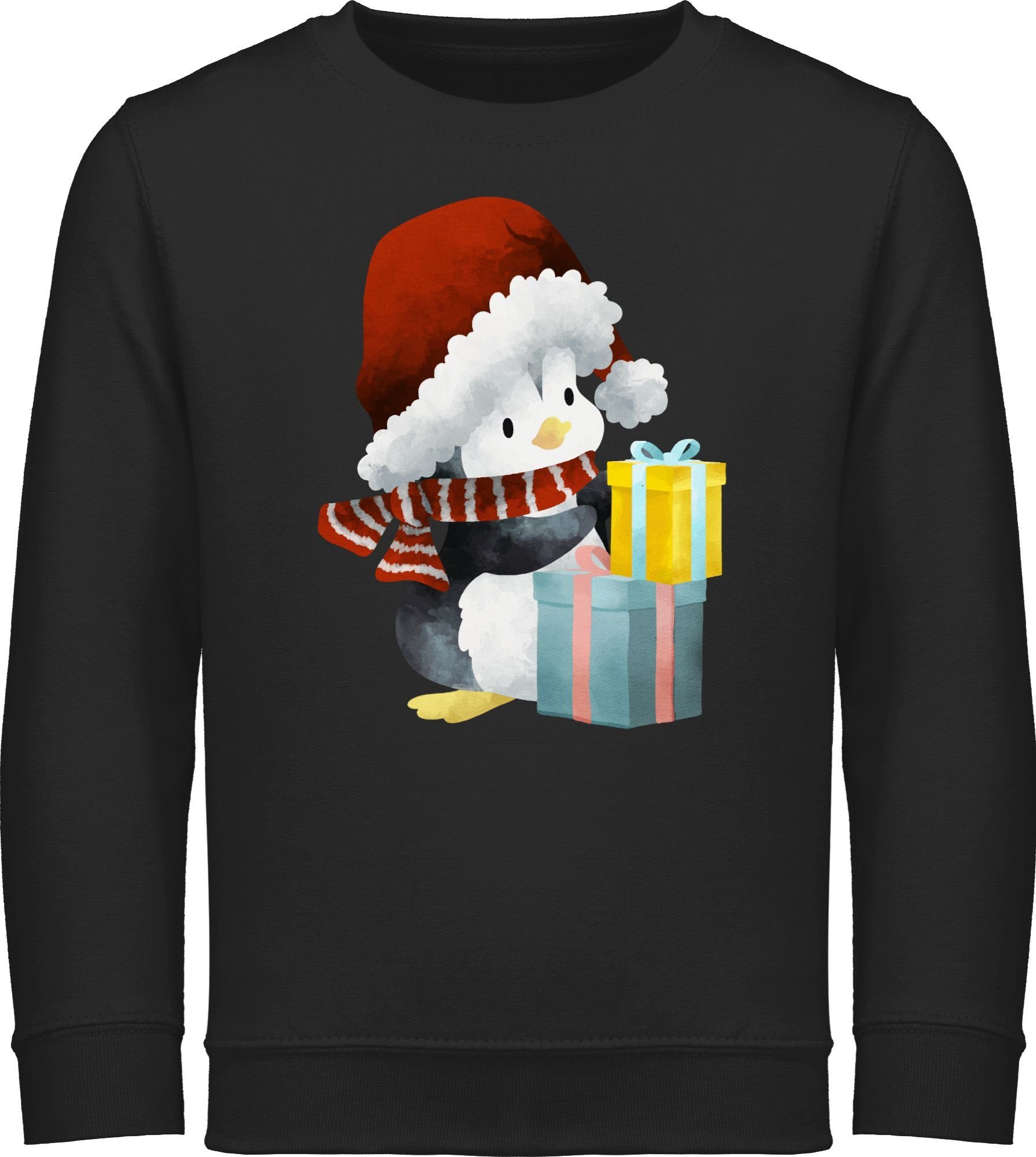 Shirtracer Sweatshirt Pinguin Weihnachten Weihnachten Kleidung Kinder