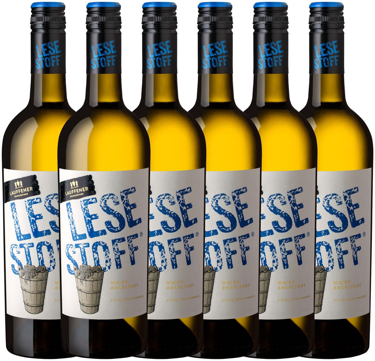 Lauffener Weingärtner eG Lauffener Lesestoff Cuvée weissgekeltert QbA 0,75l - 6er Karton