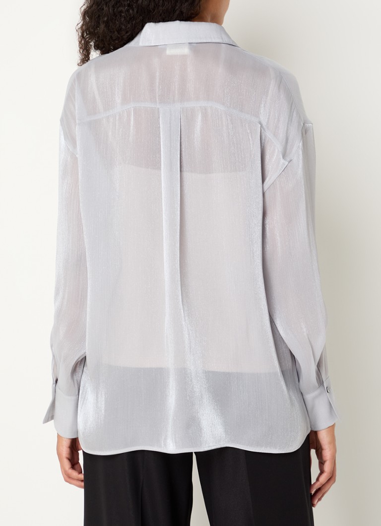 Pennyblack Classe poluprozirna bluza s lureksom