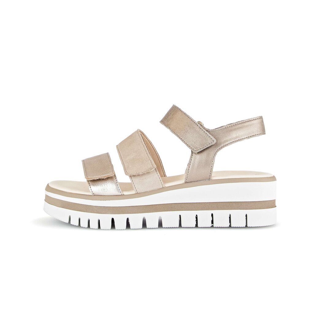 Gabor fashion Plateau Sandale beige