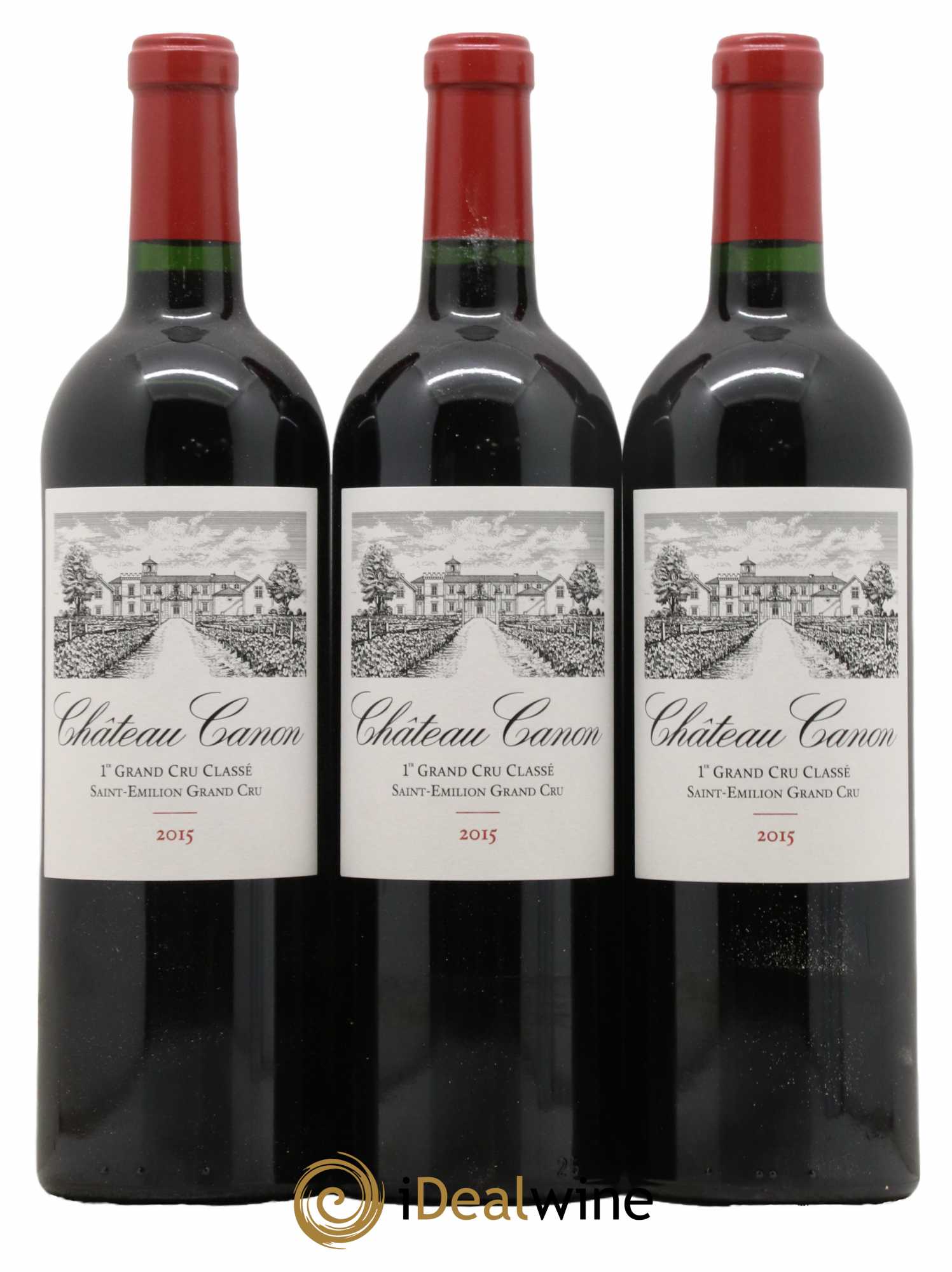 Château Canon 1er Grand Cru Classé B  2015 - Lot de 6 Bouteilles