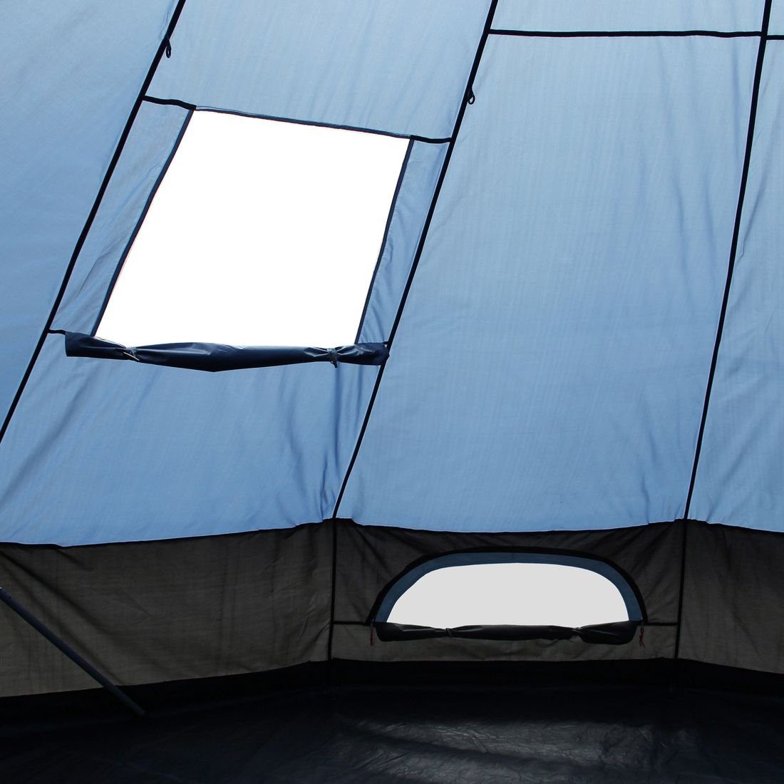 yourGEAR Tipi-Zelt yourGEAR Zelt Ravello 500 Tipizelt 6 - 8 Mann Stehhöhe Bodenwanne, Personen: 8