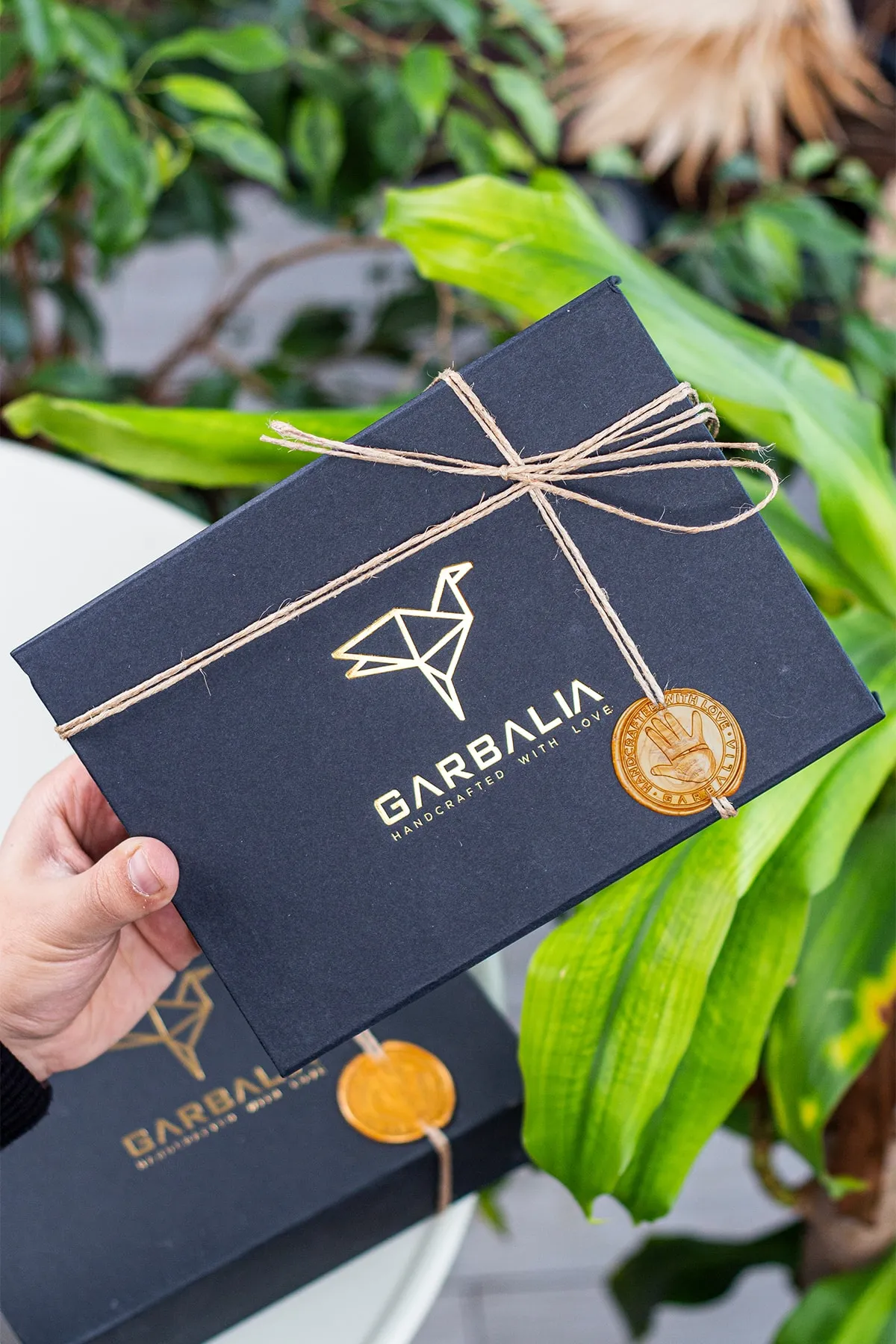 Garbalia  Jackson-Gürtelbrieftaschen-Set aus echtem Leder mit besonderem Geschenkpaket und Münzfach