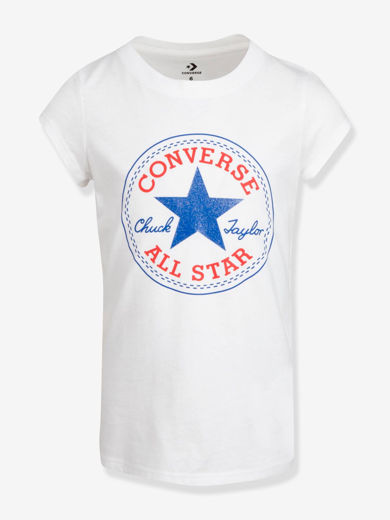 Converse Kinder T-Shirt CHUCK PATCH CONVERSE - weiß