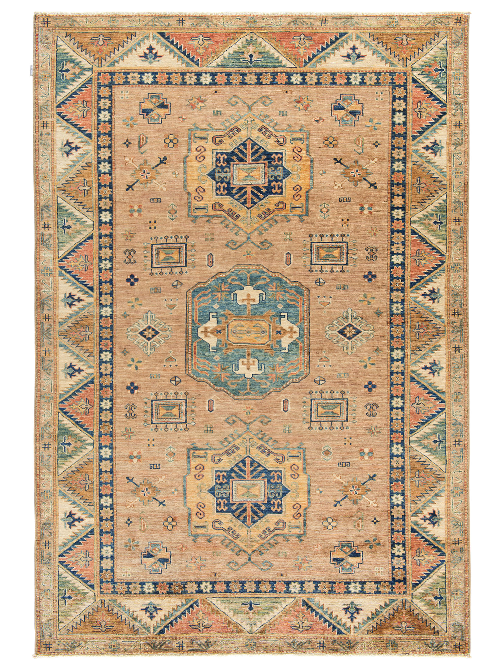 Kazak Ghazni ca. 167 x 242 cm, Unikat / Einzelstück