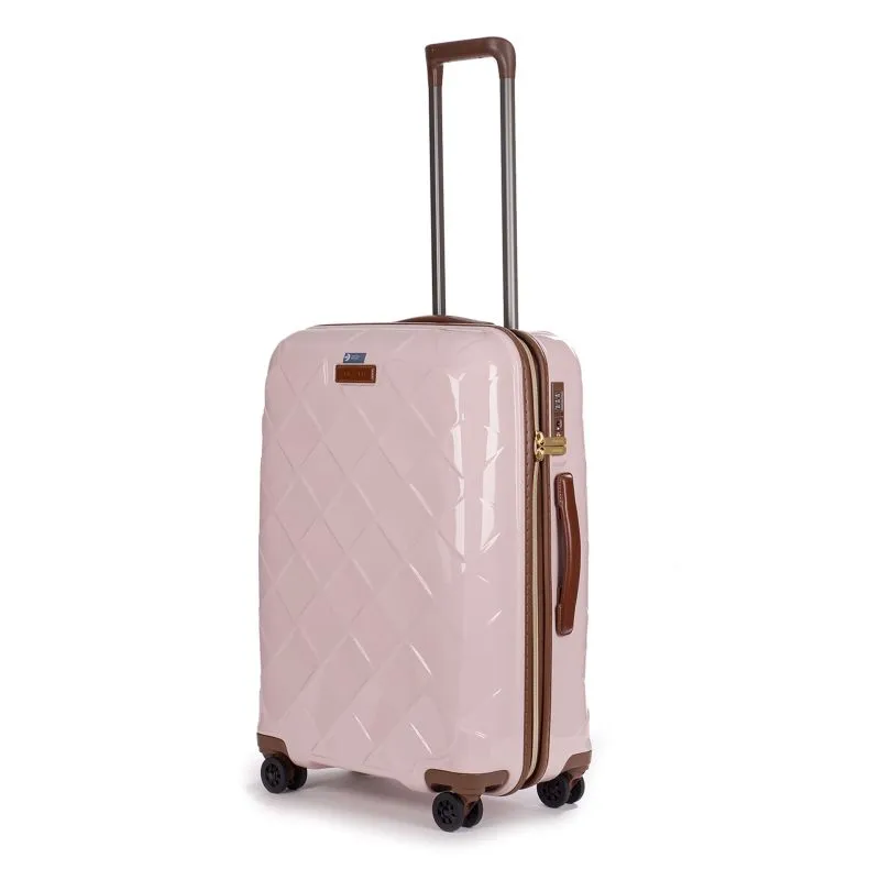 Stratic Leather&More - Koffer-Set 3-teilig (S mit Vortasche, M, L) - Rosa